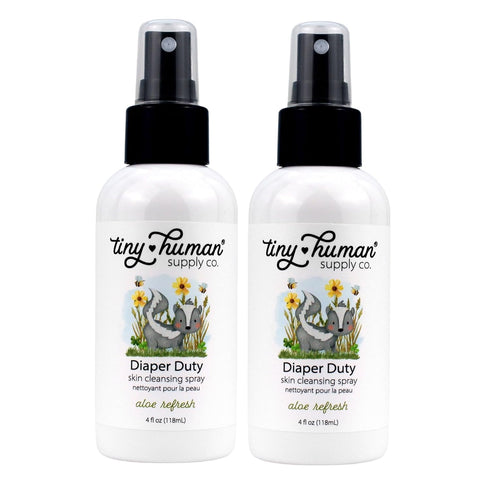 Diaper Duty Diaper Area Wash 4oz (2 Pack), Orange Blossom & Aloe, Gentle Cleansing Spray for Cloth Diapers, Calming & Soothing...