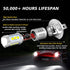 H1 LED Fog Light Bulbs 6000K Xenon White, Extremely Bright 3030 Chips H1 LED Bulbs with Projector for Car Fog Lights, Daytime Running Lights DRL (...
