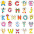 52pcs Alphabet Letter Stickers Colorful Letters and Numbers Stickers Vinyl Waterproof Stickers for Kids for Journaling Water Bottle Skateboard Lap...