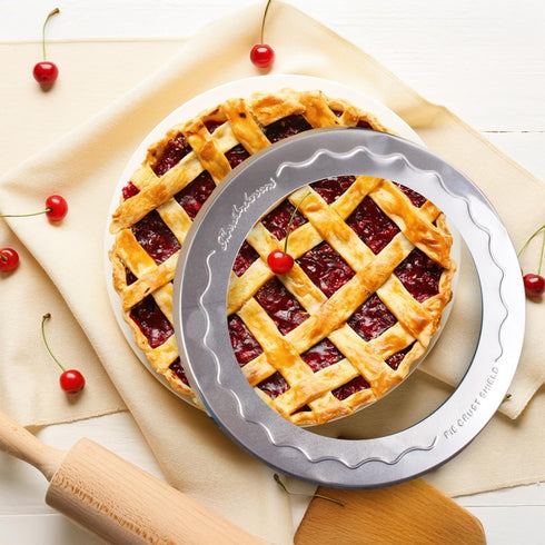 Mrs. Anderson's Baking Pie Crust Protector Shield, Fits 9.5 and 10-Inch Plates, Set of 2...