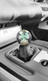 EZAUTOWRAP Flower Green Auto Car Shift Knob Round Ball Weighted Manual Gear Stick Shifter Adapter JDM Universal...