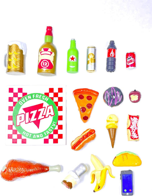 Super Foodie Recooked Action Figure Accessories 1:12 and Six inch Scale Miniature Plastic Food Accessories for 5, 6 and 7 inch Action Figure Photo...
