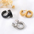 Men Hoop Earrings, 3 Pairs Hoop Earrings for Men Stainless Steel Mens Earrings Hoop Gold Silver Black Hoop Earrings Men Hypoallergenic Small Hoop ...