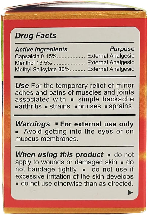 Eagle Brand Muscular Balm, External Analgesic, Warming Pain Relief, 0.7oz x 3, (Pack of 3)...