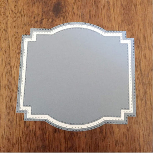 13pcs Nesting Frame Background Metal Die Cuts,Wedding Net Irregular Square Frame Cutting Dies Cut Stencils for DIY Scrapbooking Decorative Embossi...