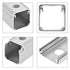 uxcell Single Holes 16mm Aluminum Switch Button Station Box with a PG7 Cable Gland and Mounting Base...