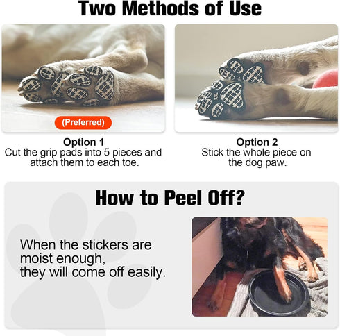 BEAUTYZOO Dog Anti-Slip Paw Grips Traction Pads, 36 Pcs Pads Dog Paw Protectors Toe Grip Pads, Non Slip Non-Skid for Small Medium Large Senior Dog...