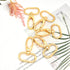 15 Pcs Oval Ring Lobster Clasp Claw Push Gate Trigger Clasps Swivel Snap Hooks for Leather Craft Straps Lanyard Ribbons (Gold,1 inch)...