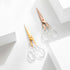 2 Pack Clear Acrylic Gold, RoseGold Stainless Steel Craft Scissors for Office, Home, School (Gold+RoseGold)...