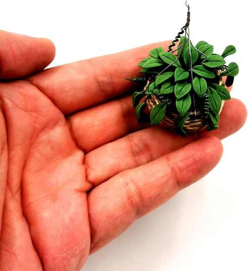 Miniature Dollhouse Plants Dollhouse Furniture and Accessories Hanging Plant Pot Model 1 12 Scale...