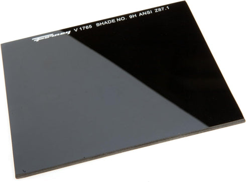 Forney 57051 Lens Replacement Hardened Glass, 4-1/2-Inch-by-5-1/4-Inch, Shade-9 , Green...