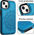 MMHUO for iPhone 13 Case with Card Holder, Flower Magnetic Back Flip Case for iPhone 13 Wallet Case for Women, Protective Case Phone Case for iPho...