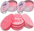 AOA Studio 100-Count Compressed Facial Sponges 100% Natural Cosmetic Spa Sponges for Facial Cleansing, Exfoliating Mask, Remove for Makeup, Dead S...
