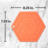 Trivet Mat, Set of 3 Silicone Pot Holder, Hot Pads, Potholder for Pots and Pans (Red Coral)...