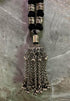 Indian Antique Silver Oxidized Afghani Banjara Gypsy Boho Ethnic Bead Meenakari Enamel Choker Necklace Earrings Jewelry...