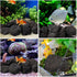 INOOMP Aquarium Lava Rocks, 1 Set of Black Volcanic Rocks Natural Lava Pebbles Stones Planter Natural Stones for Fireplaces Fire Pits Plants Culti...