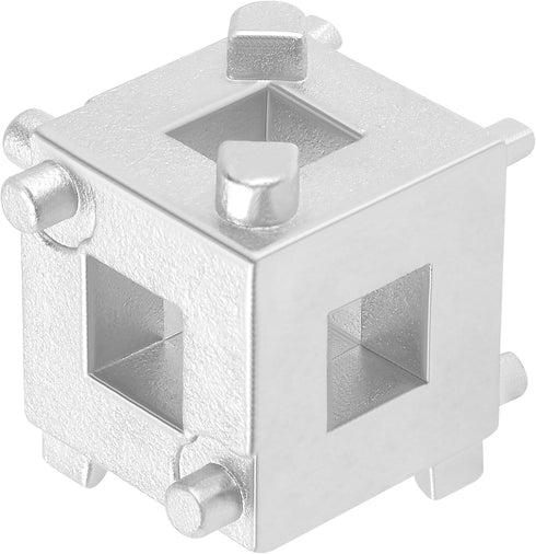 Car Cube Brake Caliper Compression Tool,Durable Steel Brake Caliper Tool Fits 3/8" Square Driver,Universal Car Accessories Car Rear Disc Brake Pis...