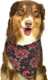 Paisley Red Dog Bandana Scarf Triangle Bibs Pet Accessories Cat Kerchief...