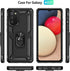 for Samsung A02s Case, Galaxy A02s Case with HD Screen Protector, Military-Grade Ring Kickstand Holder Car Mount 15ft Drop Tested Shockproof Cover...