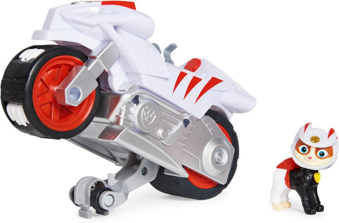 Paw Patrol, Moto Pups Wildcat’s Deluxe Pull Back Motorcycle Vehicle with Wheelie Feature and Toy Figure...