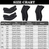 Geyoga 2 Pairs Compression Full Length Leg Sleeve Arm Sleeve for Men Women, Football (Black, Large)...