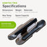humangear GoBites Trio - Travel & Camping Utensils - Portable & Convertible Dining Ware - Multi-Functional Knife, Fork, Spoon & Toothpick, Gray...