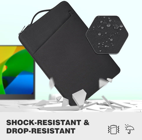 17.3 Inch Portable Monitor Case, Protective Carrying Sleeve for ASUS Arzopa Bimawen UPERFECT ViewSonic Feiasia CUIUIC Cocopar Kksmart NexiGo Pisic...