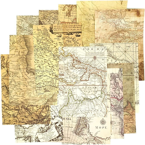 150pcs Scrapbooking Paper,Old Book Page Music Notes Background Material Paper for DIY Decoupage Junk Journal Scrapbooks Supplies...