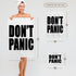 3D Rose Don't Panic Hand Towel, 15" x 22", Black...