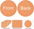 2-Pack 8" Round Cork Coasters - Plant Saucers & Trivets for Hot Pots, Absorbent Cork Mat for Drinks, DIY Craft Board...