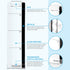 Quadow Monitor Message Board/Computer Monitors Side Panel/Notes Memo Board Message for Monitors,1Set (Left & Right) (with Phone Holder)...