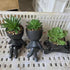 Succulent Plant Potted, Modern Marble Style Ceramic Flowerpot, Creative Miniature Flowerpot, Used for Gift, Home Gardening and Desk Decoration...