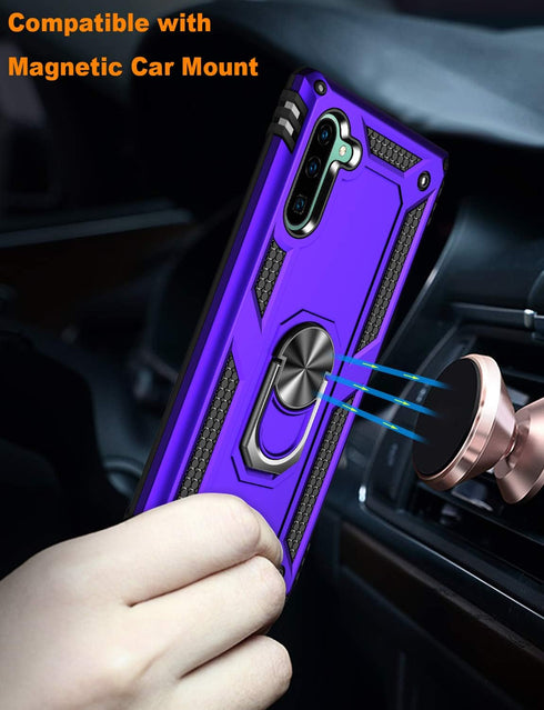 LUMARKE for Galaxy Note 10+ Plus Case,Pass 16ft. Drop Test Military Grade Heavy Duty Protective Phone Cover with Magnetic Ring Kickstand Compatibl...