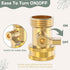 Twinkle Star Brass Hose Nozzle 4 Pack, Jet Nozzle High Pressure Hose Nozzle with Leakproof Shut off Valve, Upgraded Valve Handle, 3/4” GHT Nozzles...