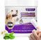 55 Counts PET Teeth Cleaning Wipes for Dogs & Cats,Dog Dental Wipes for Reducing Plaque & Tartar, Gentle Dental and Gum Care Finger Pet Wipes (55P...