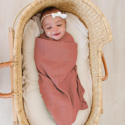 Viviland Muslin Swaddle Blankets, Baby Swaddle Wrap for Baby Boys and Girls, Breathable and Skin-Friendly Baby Receiving Blankets, Baby Essentials...