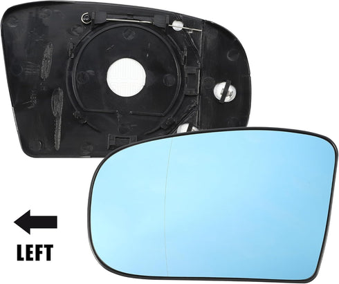 uxcell Car Left Driver Side Heated Mirror Glass Replacement W/Backing Plate for Mercedes-Benz CL500 2000-2003 for Mercedes-Benz S430 CL600 S600 S5...
