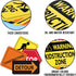 WERNNSAI Construction Party Decorations - 12 PCS Construction Signs Birthday Party Supplies for Boys Kids Truck Birthday Cutouts Traffic Road Sign...