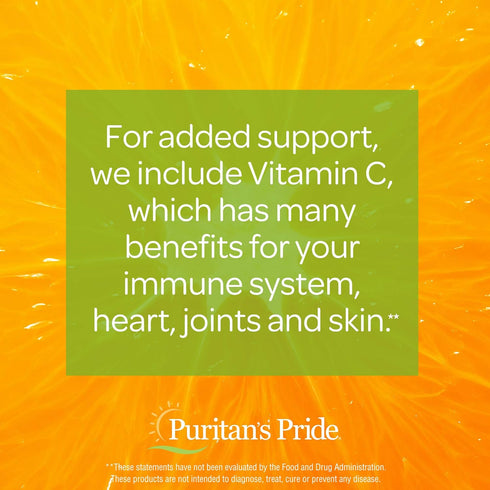 Puritan's Pride Quercetin Complex with Vitamin C, Supports Upper Respiratory Health, 100 ct...