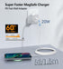 2 Pack Magnetic Wireless Charger 15W Fast Apple Mag-Safe Charger for iPhone 15/14/13/12 Series Magnet Charging Pad for AirPods 3/2/Pro with 5ft Du...