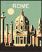 Posterizer 1 pcs-travel poster-Visit Rome-Adventure Wall Art Gift for Men Women Entrepreneur Teens Decor for Beach House- unframed wall art...