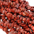 TUMBEELLUWA Polished Semi Precious Loose Beads for Jewelry Making, 5-8 mm Chips Tumbled Stones Beads 33" Strand, Red Jasper...