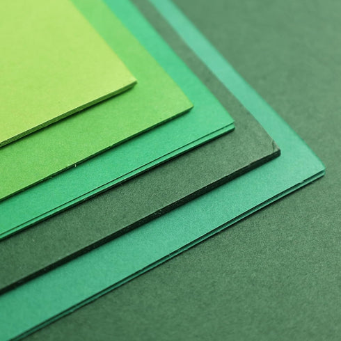 SallyFashion 27 Sheets Cardstock Paper for Craft, A4 Heavyweight Construction Paper Green Thick Craft Paper for Kids Art St. Patrick Decoration 25...
