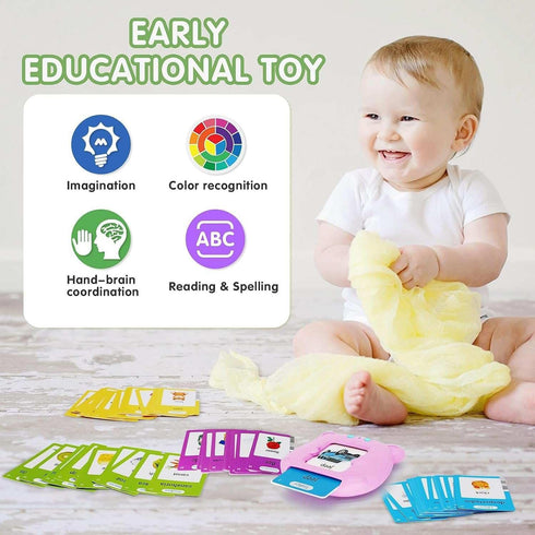 Talking Flash Cards,Kids Toddler Flash Cards 224 Sight Words,Montessori Toys,Speech Therapy Toys,Autism Sensory Toys,Learning Educational Toys Gif...