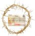 ZULUF 7.5" Crown of Thorns from Bethlehem Jerusalem – Authentic Holy Land Passion of Christ Gift Boxed Ornament HLG027...