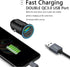 USB C Car Charger, 45W Dual Ports Fast Charge Car Charger Adapter, PD30W&QC3.0 Car Charger Compatible with iPhone 14 13 12 11 Pro Max, iPad Pro, S...