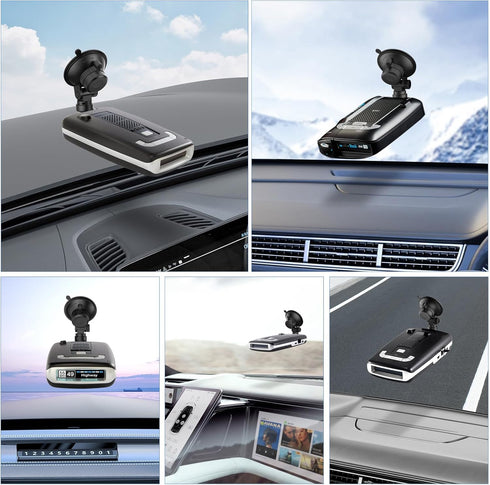 Windshield Radar Detector Mount,Suitable for Escort MAX,MAX 2,2015-2019 MAX360 Radar Suction Cup Mounting Base,with Sliding Plate Connection(Not A...
