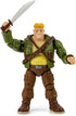 The Loyal Subjects BST AXN Teenage Mutant Ninja Turtles Rocksteady 5" Action Figure with Accessories, Multicolored...