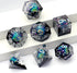 Haxtec DND Dice Set Liquid Core Sharp Edge Resin Dice, Planet D and D Dice, Polyhedral D&D Dice Set for Dungeons and Dragons TTRPGs DND Gift Rolep...