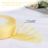molshine 50 Yards x 1 Inch Shimmer Sheer Organza Ribbon,Chiffon Fabric Ribbons for Bouquets Garland,Bowknot,Wedding,Gift Wrapping,Hair,Crafts,Deco...